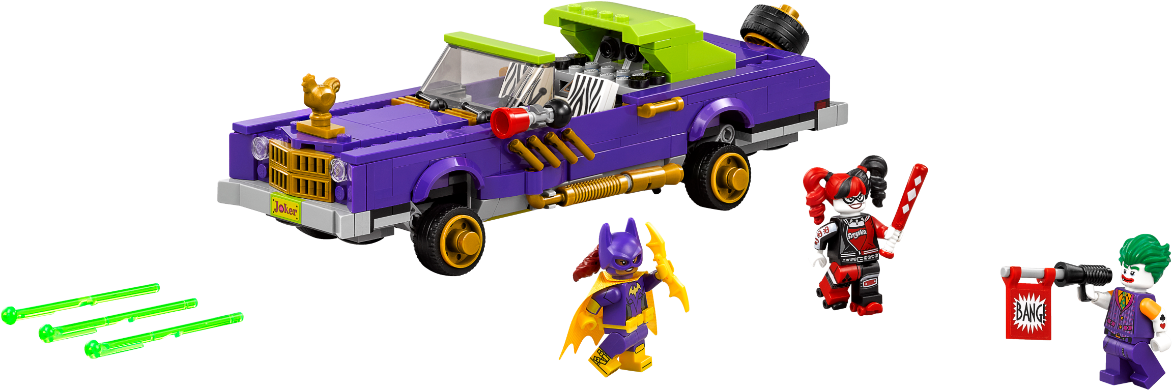 Lego The Joker Notorious Lowrider (2400x1800), Png Download