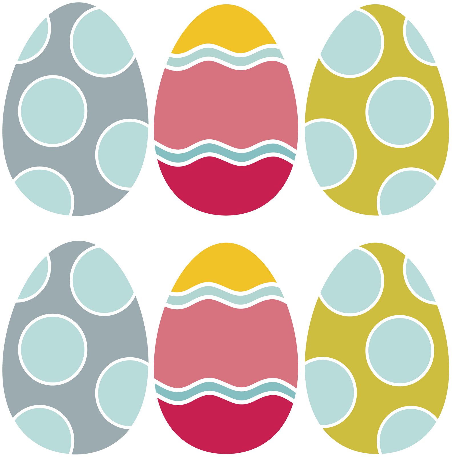 Easter Egg Free Printables - Easter (1584x1600), Png Download