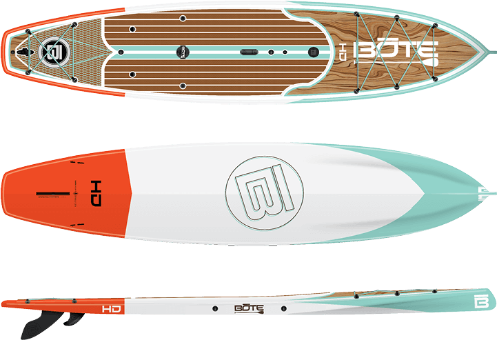 Bote Hd 120 Lowrider Classic Paddle Board (720x535), Png Download