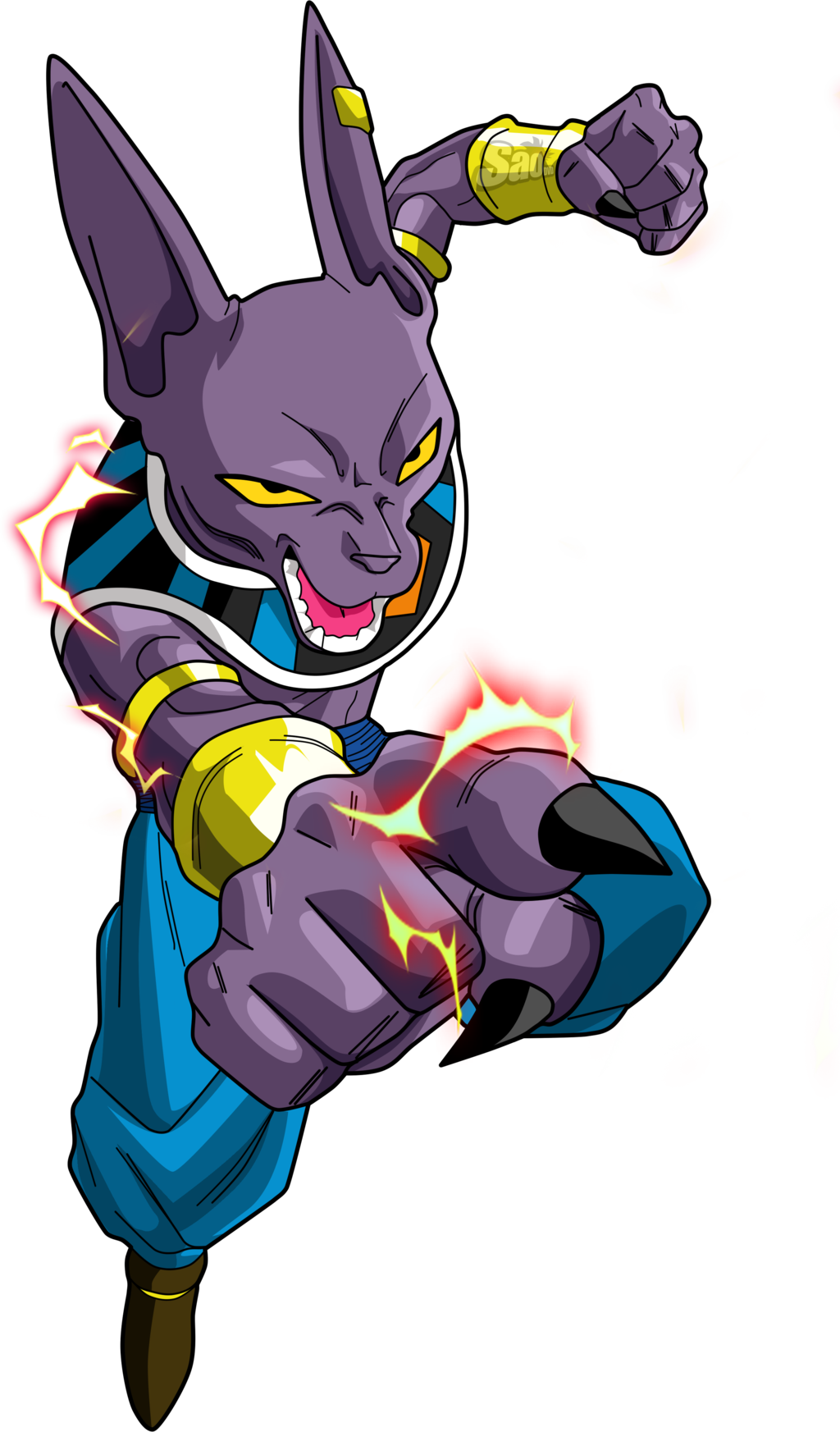Card Idea - Bills Dragon Ball Png (1024x1745), Png Download