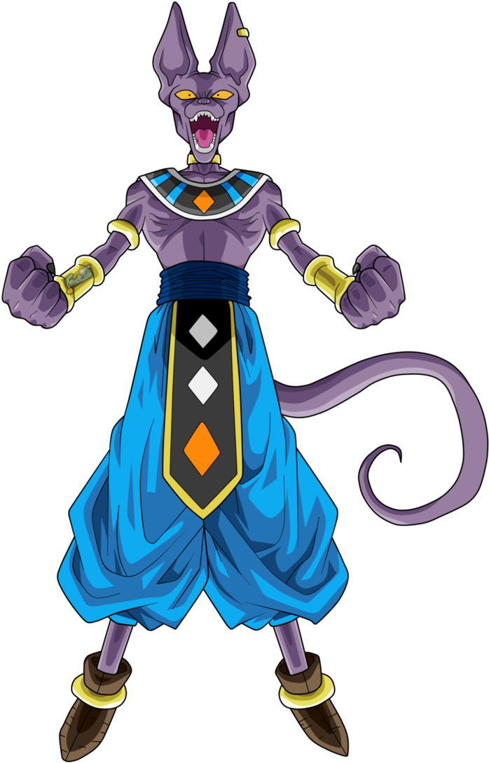 Beerus - Berris God Of Destruction (707x1131), Png Download