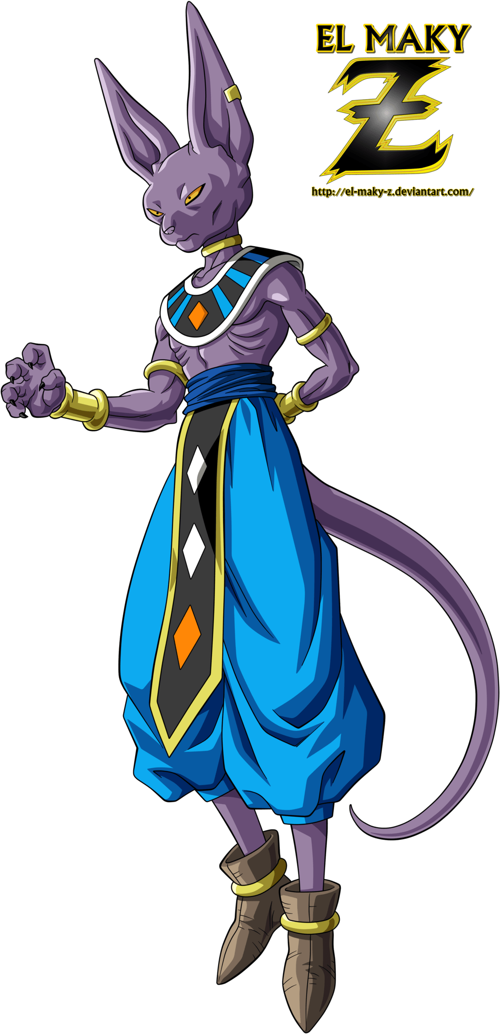 Dragonball S Dragon Ball Super Beerus God (1024x2117), Png Download