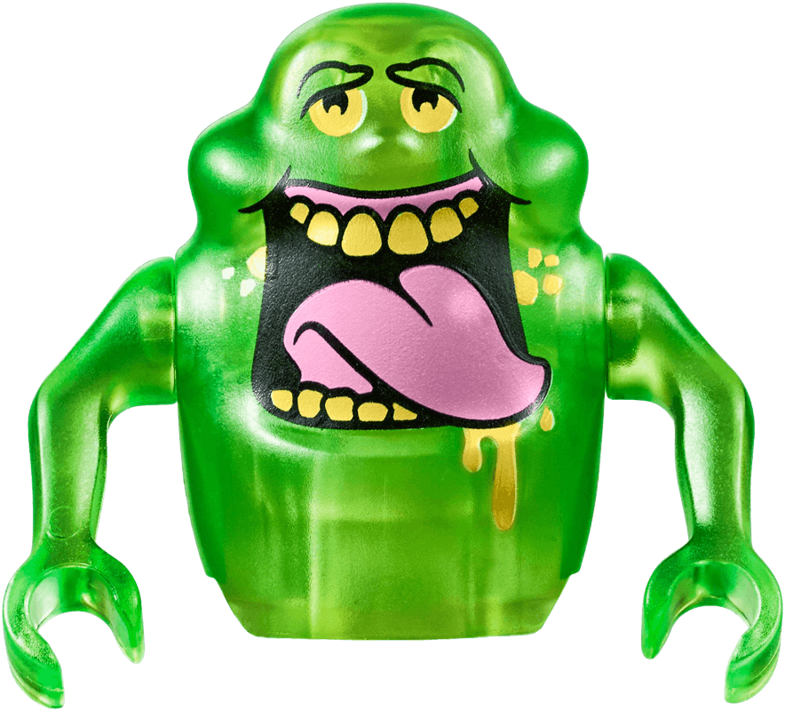 Slimer - Lego Ghostbuster Slimer Minifigure (884x800), Png Download