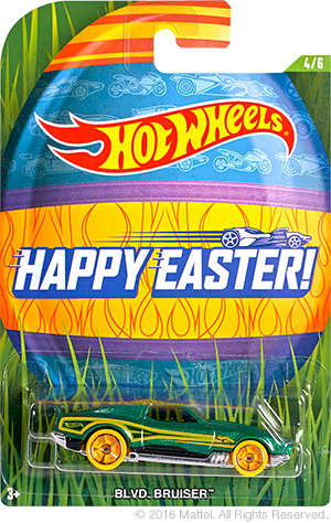 The Speeding Easter Bunny Returns In With Six Happy - Hot Wheels Easter 2018 (300x474), Png Download
