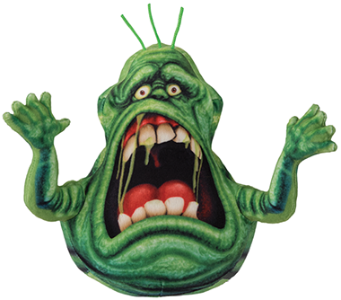 Ghostbusters, 5 Asst - Ghostbusters Slimer (380x334), Png Download