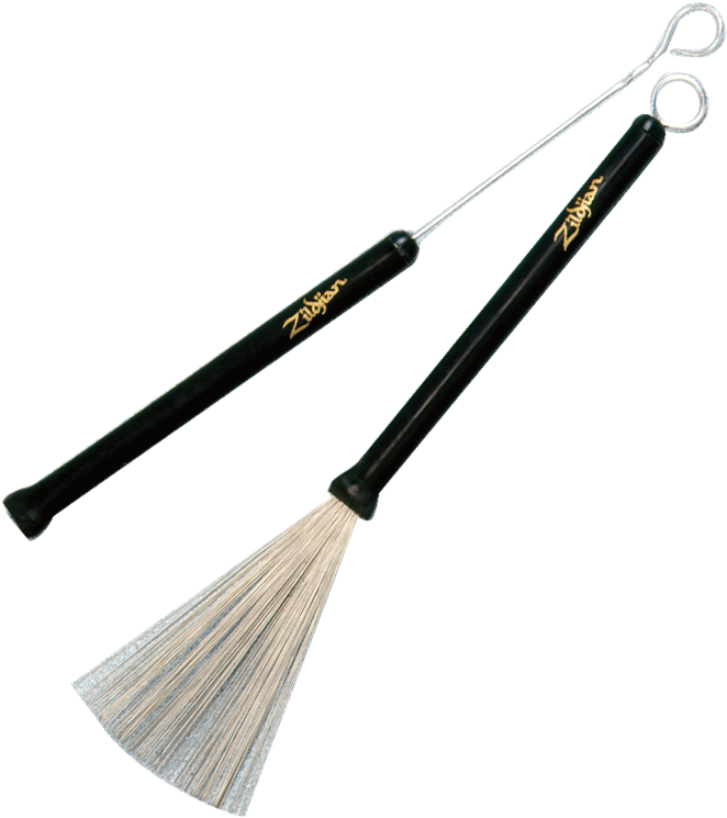 Zildjian Professional Wire Brushes - Zildjian Professional Retractable Wire Brushes (800x800), Png Download