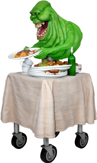 Ghostbusters Slimer 1:4 Scale Statue (600x600), Png Download
