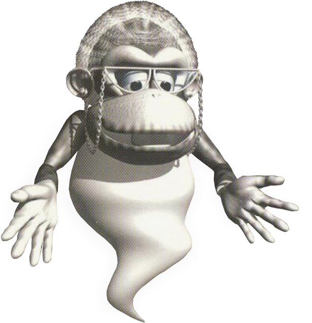 Old Man Slimer - Donkey Kong 64 Wrinkly Kong (652x678), Png Download