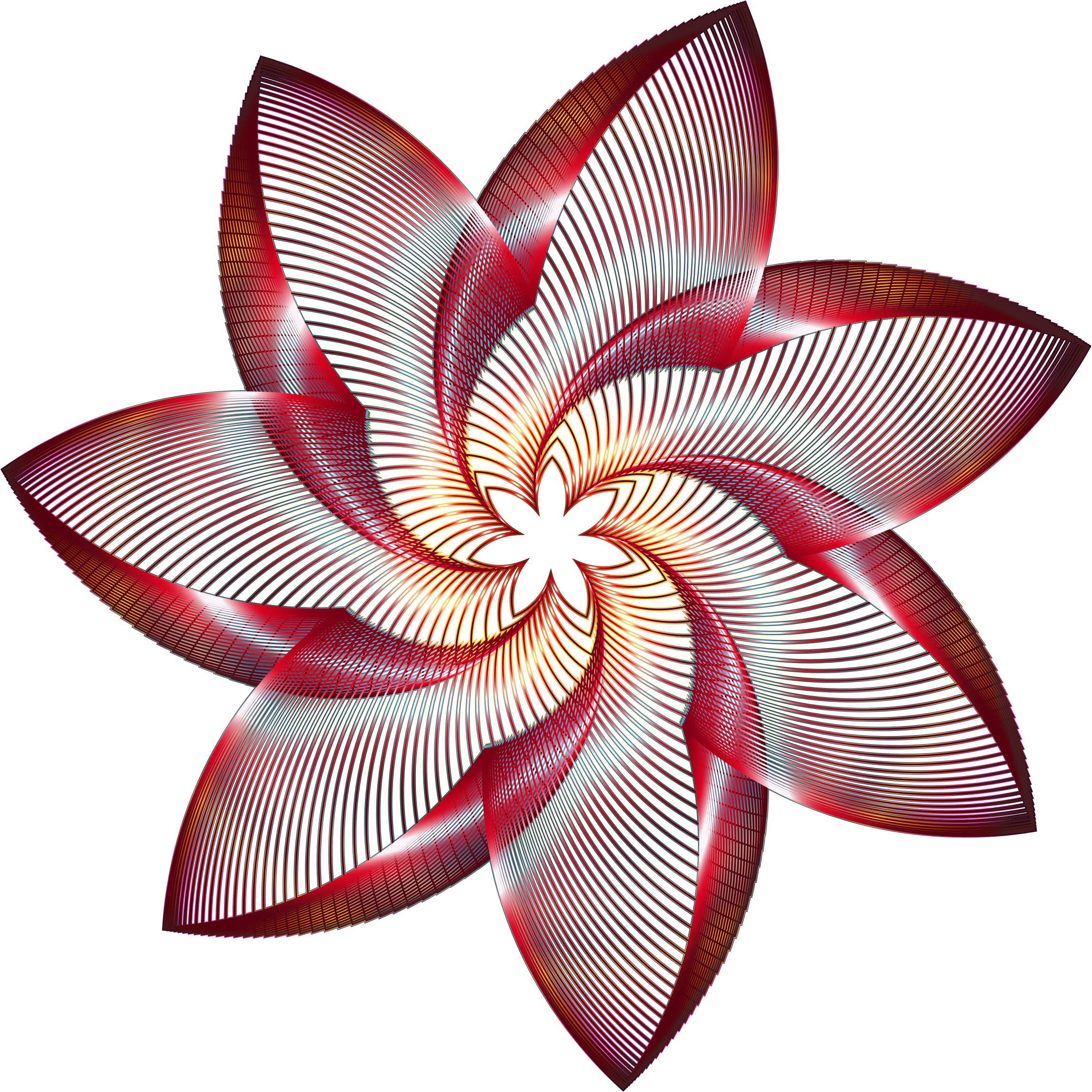 This Free Icons Png Design Of Prismatic Flower Line (2292x2292), Png Download