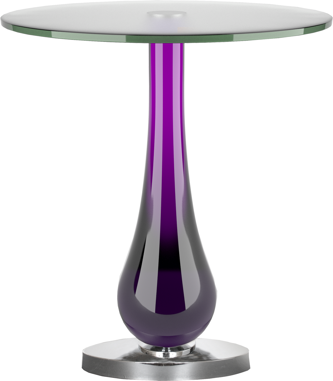 Pio Purple Acrylic Contemporary End Tables (2000x2000), Png Download