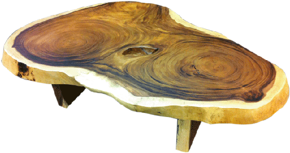 Free Form Chunky Coffee Tables - Freeform Coffee Table (573x373), Png Download
