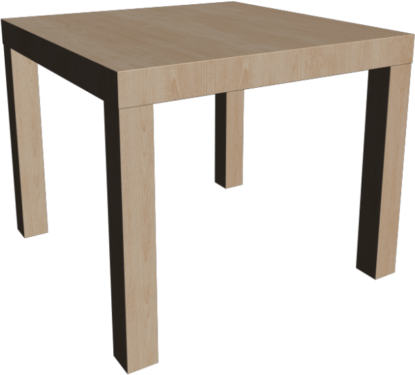 Download - Ikea Lack Table Transparent (1000x1000), Png Download