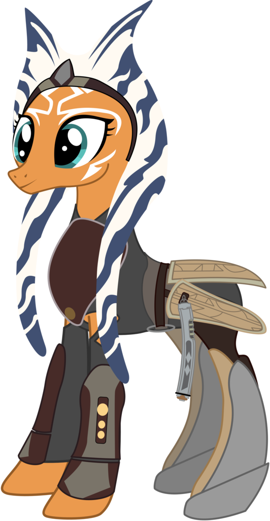 Ahsoka Tano, Artist - Mlp Star Wars Rebels (532x1024), Png Download