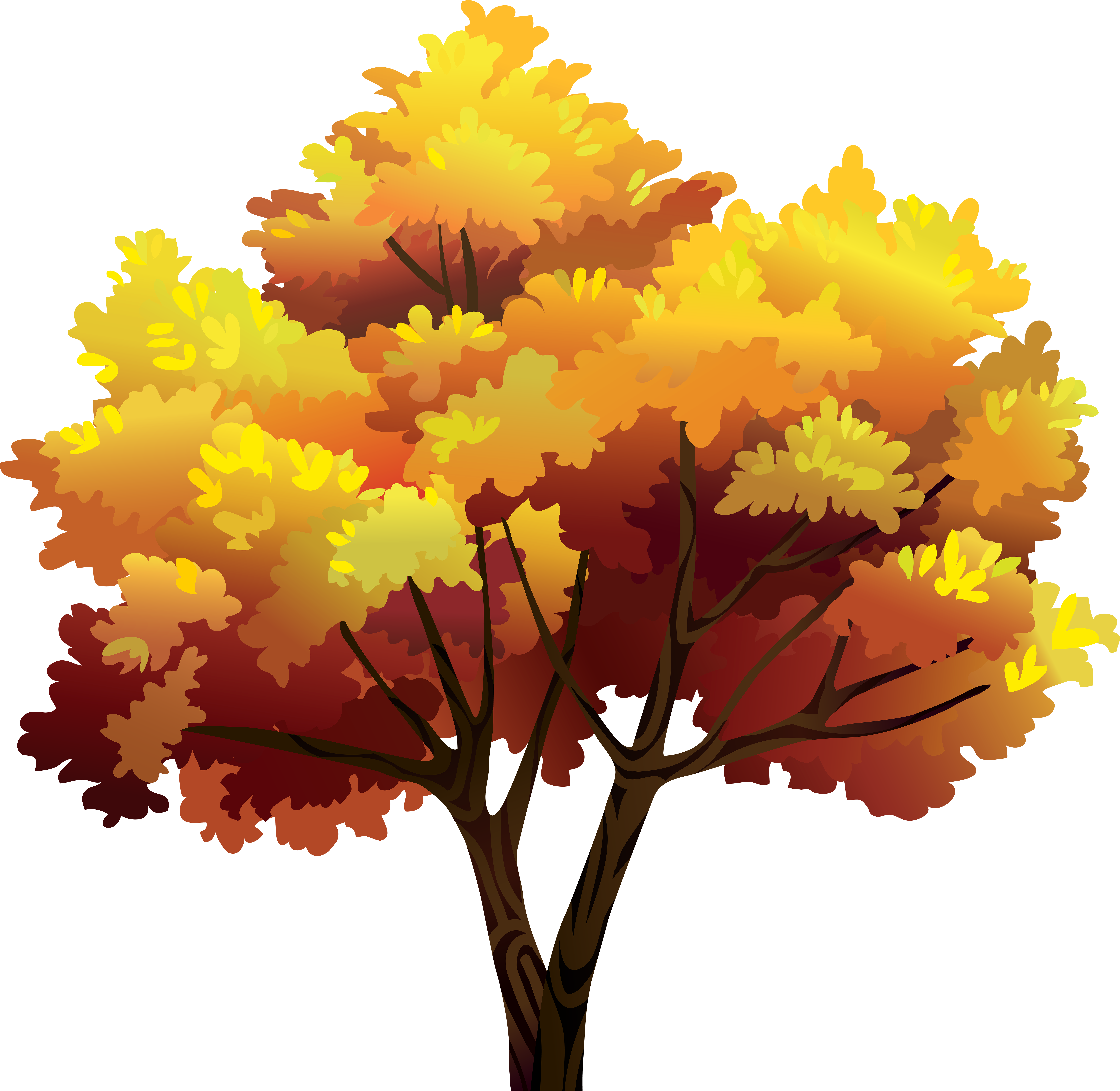 Autumn Tree Png (8000x7750), Png Download