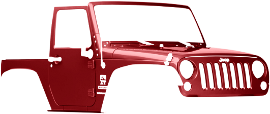 Fuel Wheels Jeep Wrangler Vector Matte Black Wheels - Car (630x473), Png Download