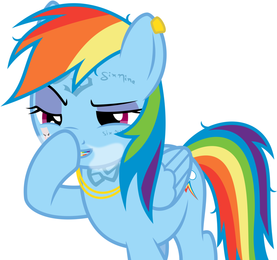 Memely, Boop, Chains, Meme, Rainbow Dash, Safe, Self-boop, - My Little Pony 6ix9ine (968x1024), Png Download