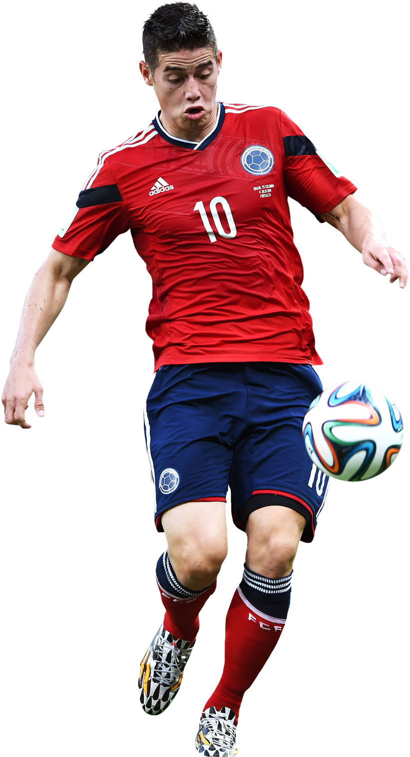 James Rodríguez - Football (821x1516), Png Download