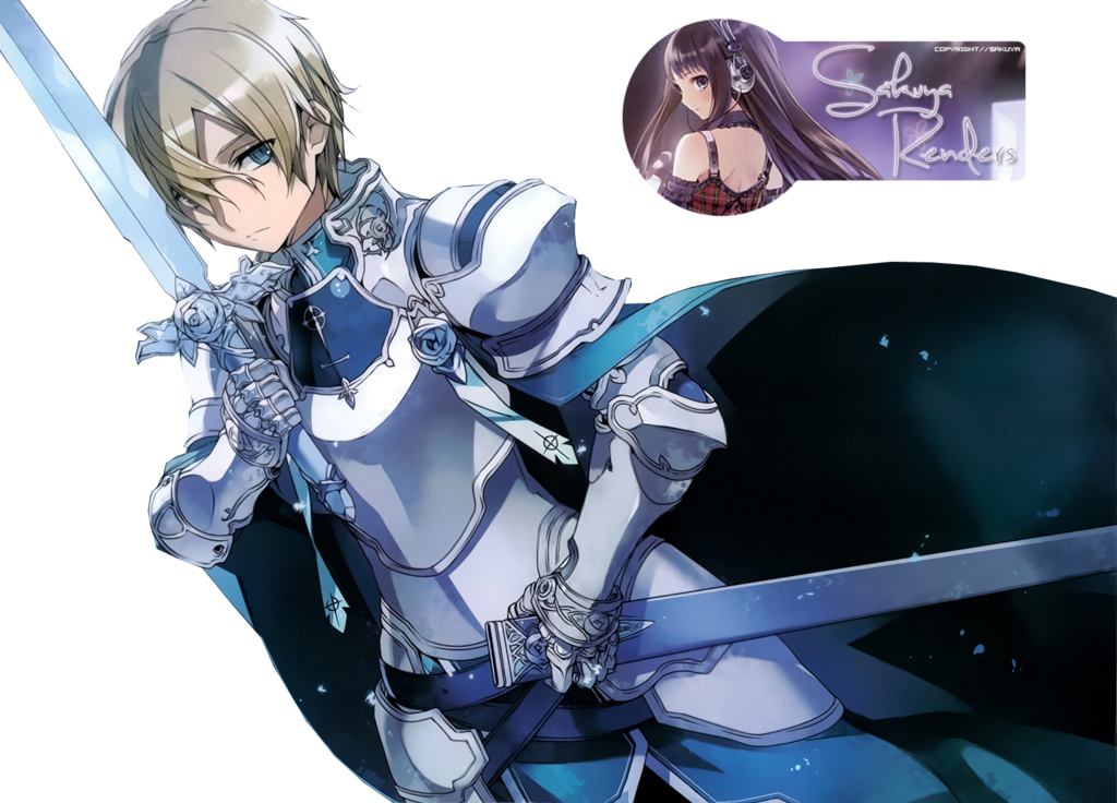 Eugeo Sword Art Online - Sword Art Online Eugeo Render (1024x736), Png Download