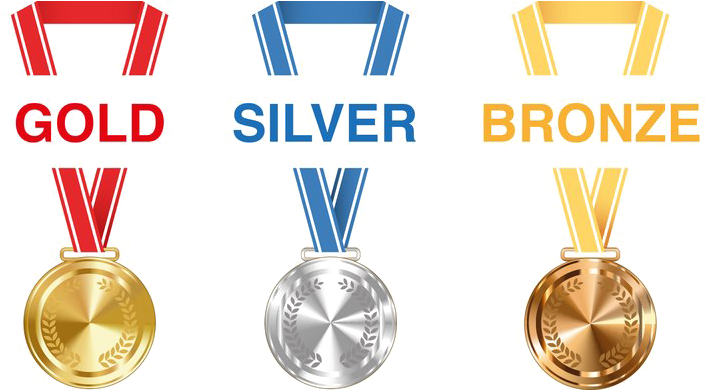 Download Gold Silver And Bronze Medals Png Picture Gold Silver Bronze Medals Png Full Size Png Image Pngkit
