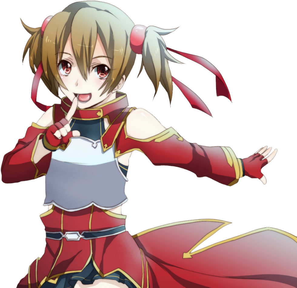 Sword Art Online Swords - Sword Art Online Character Png (1024x959), Png Download