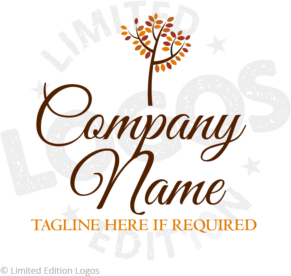 Autumn Tree Logo - Yours Completely Krista Lakes (1000x1000), Png Download