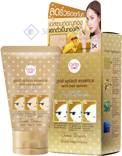 Gold Splash Essence 50g - Gold Splash Essence With Bee Venom 50 G This Essence (600x600), Png Download