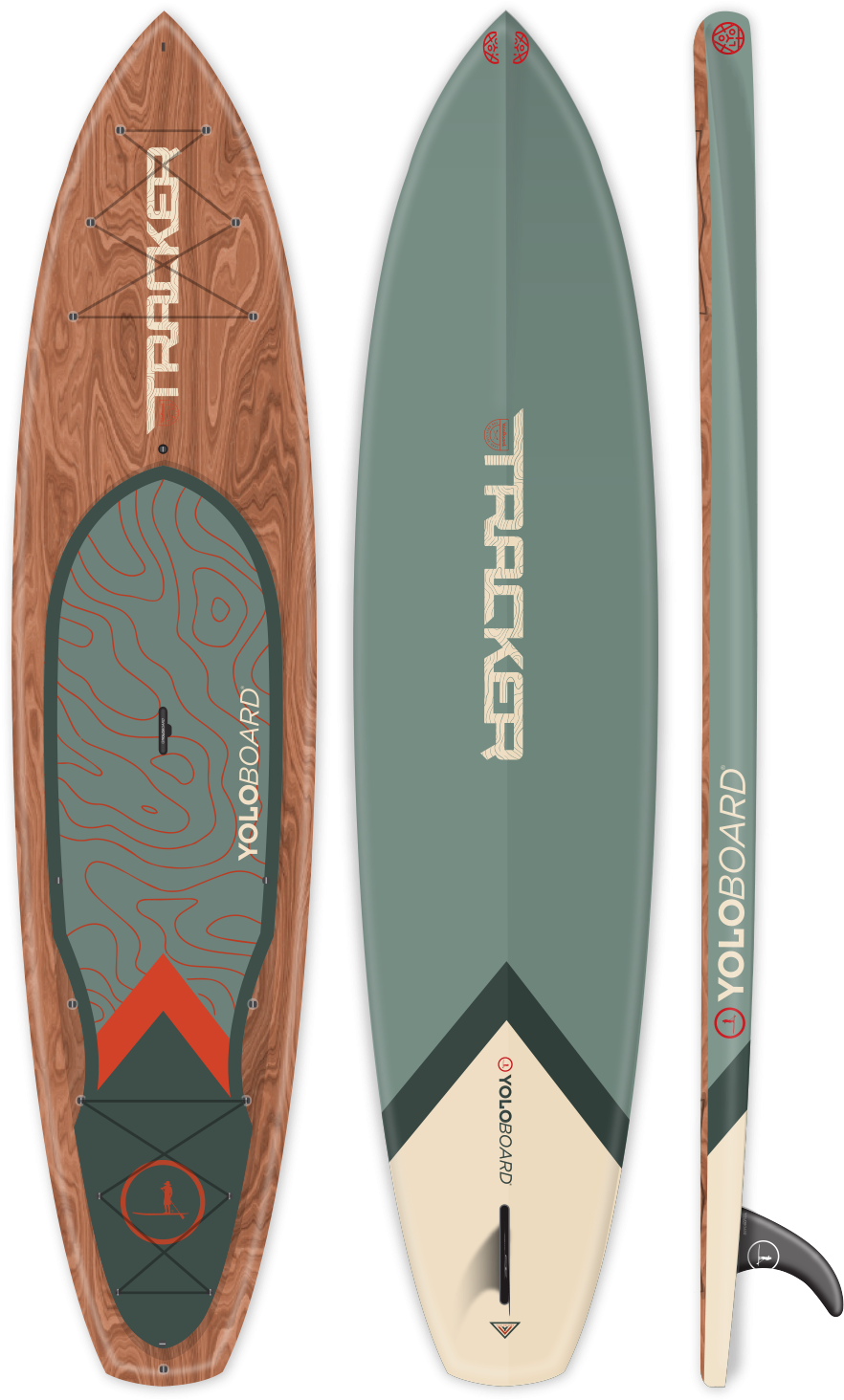 Yolo 12' Voyager Sup - Sup Usa 10'6" Voyager Stand-up Paddleboard Package (1062x1600), Png Download