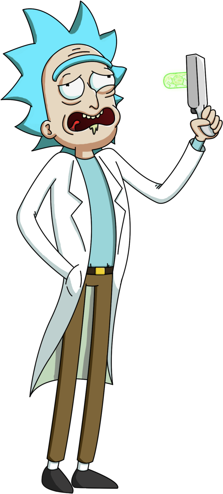 R&m Art,rick And Morty Art, R&m Арт, Рик И Морти Арт, - Dibujos De Morty Y Rick (811x1741), Png Download