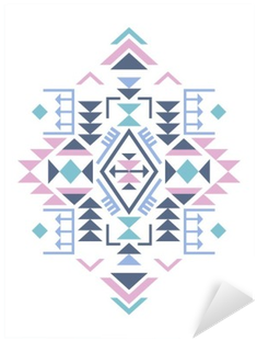 Set Of Three Colorful Ethnic Pattern Element With Geometric - Shape (400x400), Png Download