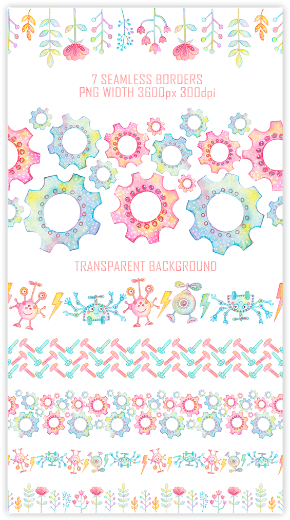 Creative Market - Watercolor Painting (600x1048), Png Download