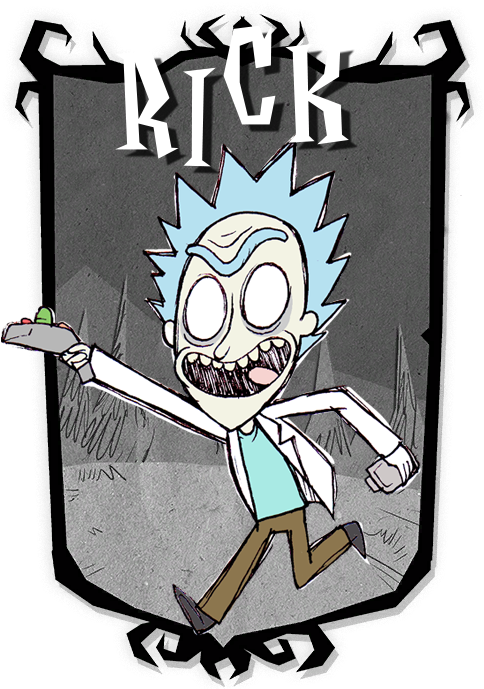 Rick And Morty,рик И Морти, Рик И Морти, ,фэндомы,rick - Don T Starve Rick And Morty (560x720), Png Download