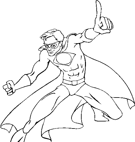 Super Boy Coloring Page - Drawing (600x470), Png Download