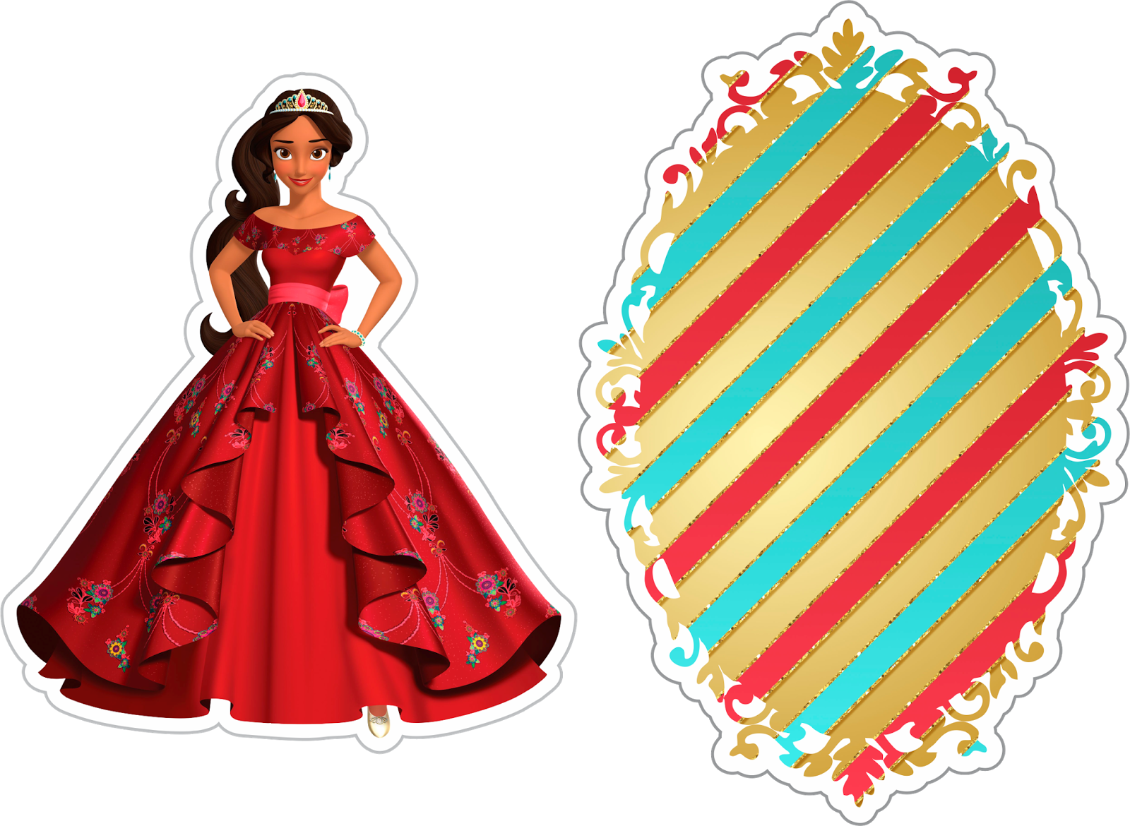 Tag 3d Princesa Elena De Avalor Sofia The First, Elsa - Fiesta De Elena De Avalor (1600x1170), Png Download