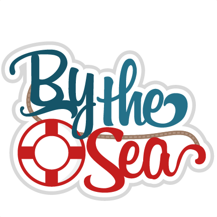 By The Sea Svg Scrapbook Title Nautical Svg Cut Files - Miss Kate Cuttables Nautical (432x432), Png Download