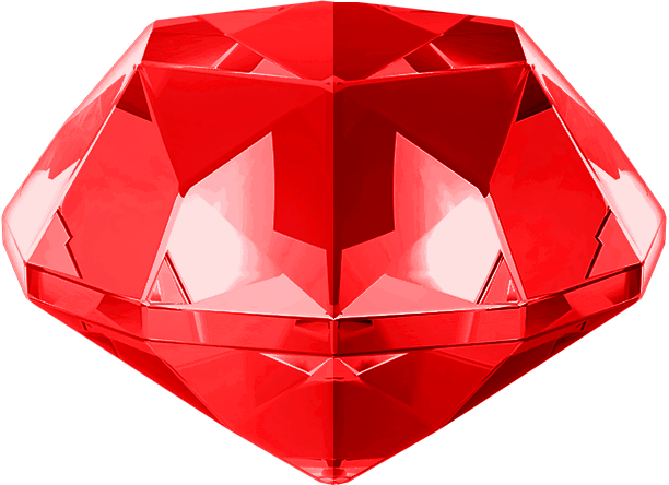 Red Chaos Emerald By Banjo - Sonic The Hedgehog Chaos Emerald Blue (612x444), Png Download