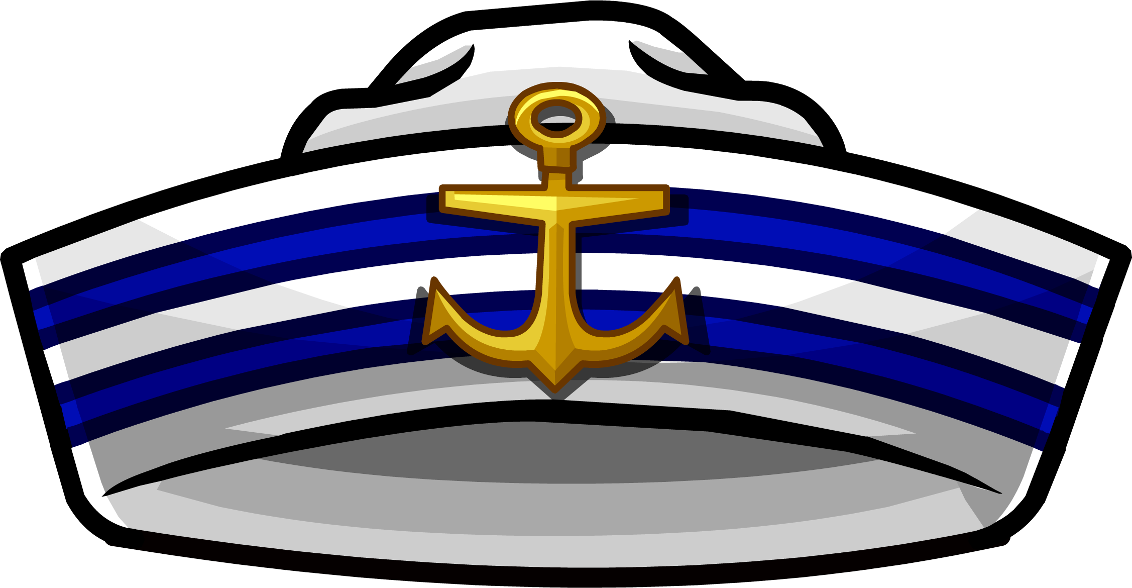 Hat Clipart Nautical - Sailor Hat Clipart Png (2254x1170), Png Download