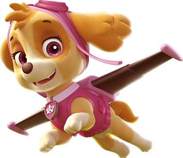 Nice Elena Of Avalor Wallpaper Pelúcia Marshall De - Skye Paw Patrol Flying (377x326), Png Download