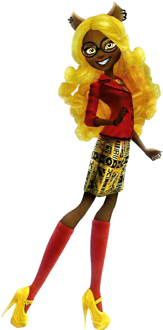Frights Camera Action - Monster High Clawdia Wolf Doll (574x1106), Png Download