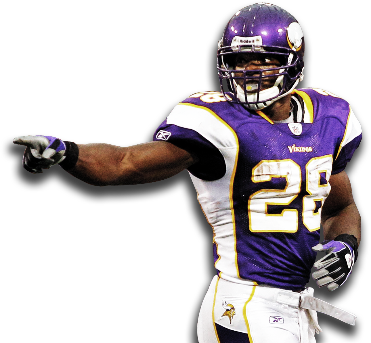 Ever Made - Adrian Peterson Cut Out (2000x1333), Png Download