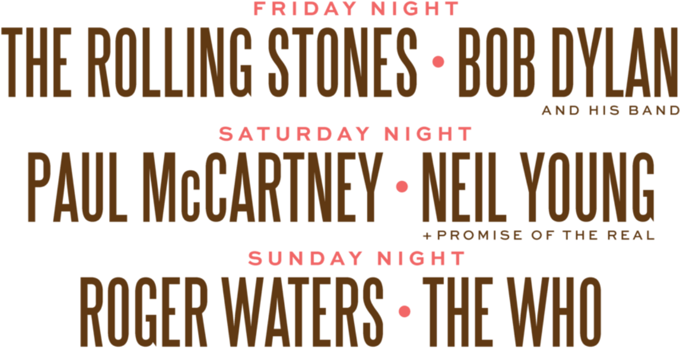 Get Your Tickets Monday For The Concert Of The Century - Desert Trip 2016 Poster (1569x775), Png Download