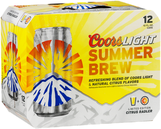 Coors Light Citrus Radler 2018 (600x600), Png Download