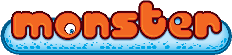 Monster - Cedar Point Monster Logo (500x376), Png Download
