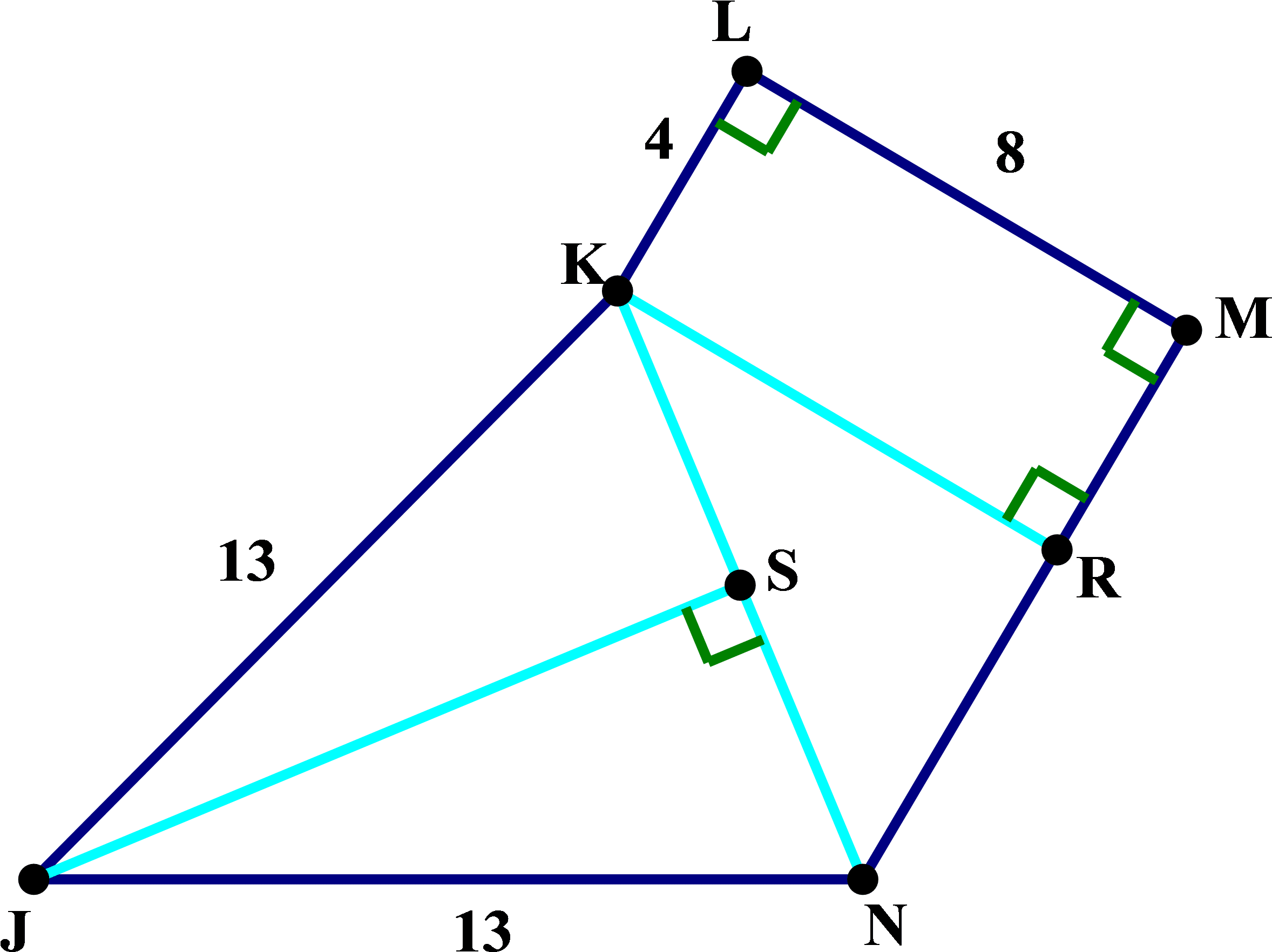 Notice, We Constructed Kr, Such That Kr Is Perpendicular - Diagram (2482x1938), Png Download
