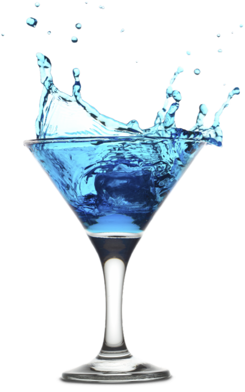 Blue Martini Png (534x800), Png Download