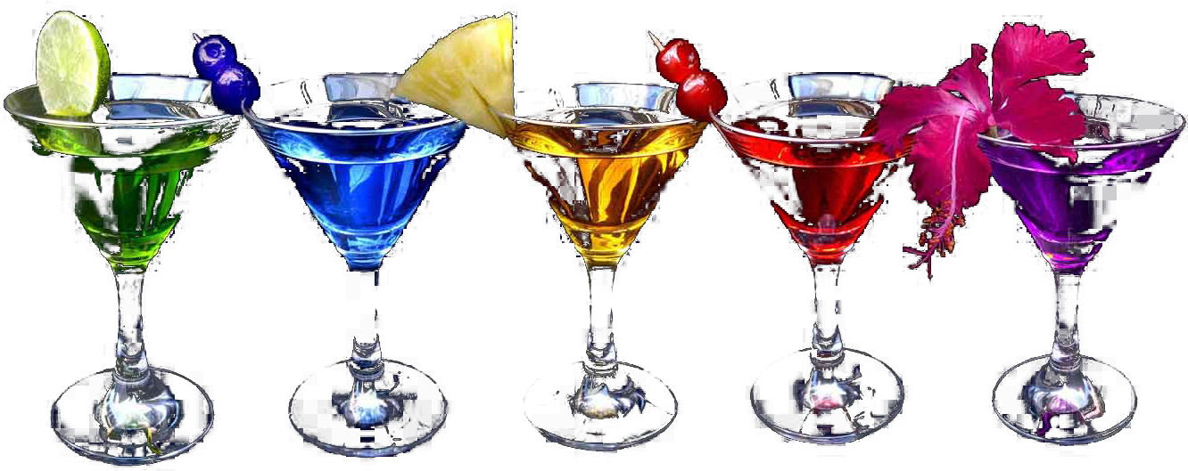 Liqueur Glasses Transparent Image - Alcoholic Drink (1396x566), Png Download