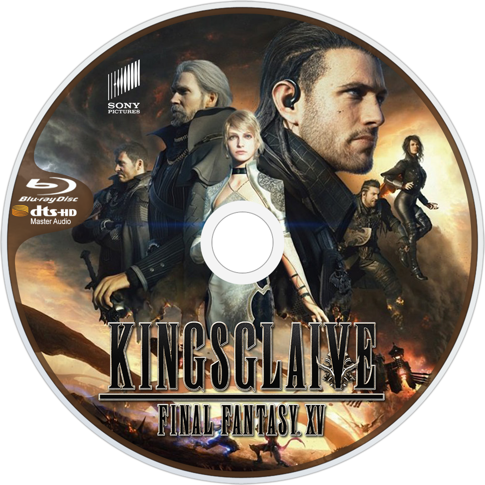 Final Fantasy Xv Bluray Disc Image - Kingsglaive Final Fantasy Xv (1000x1000), Png Download