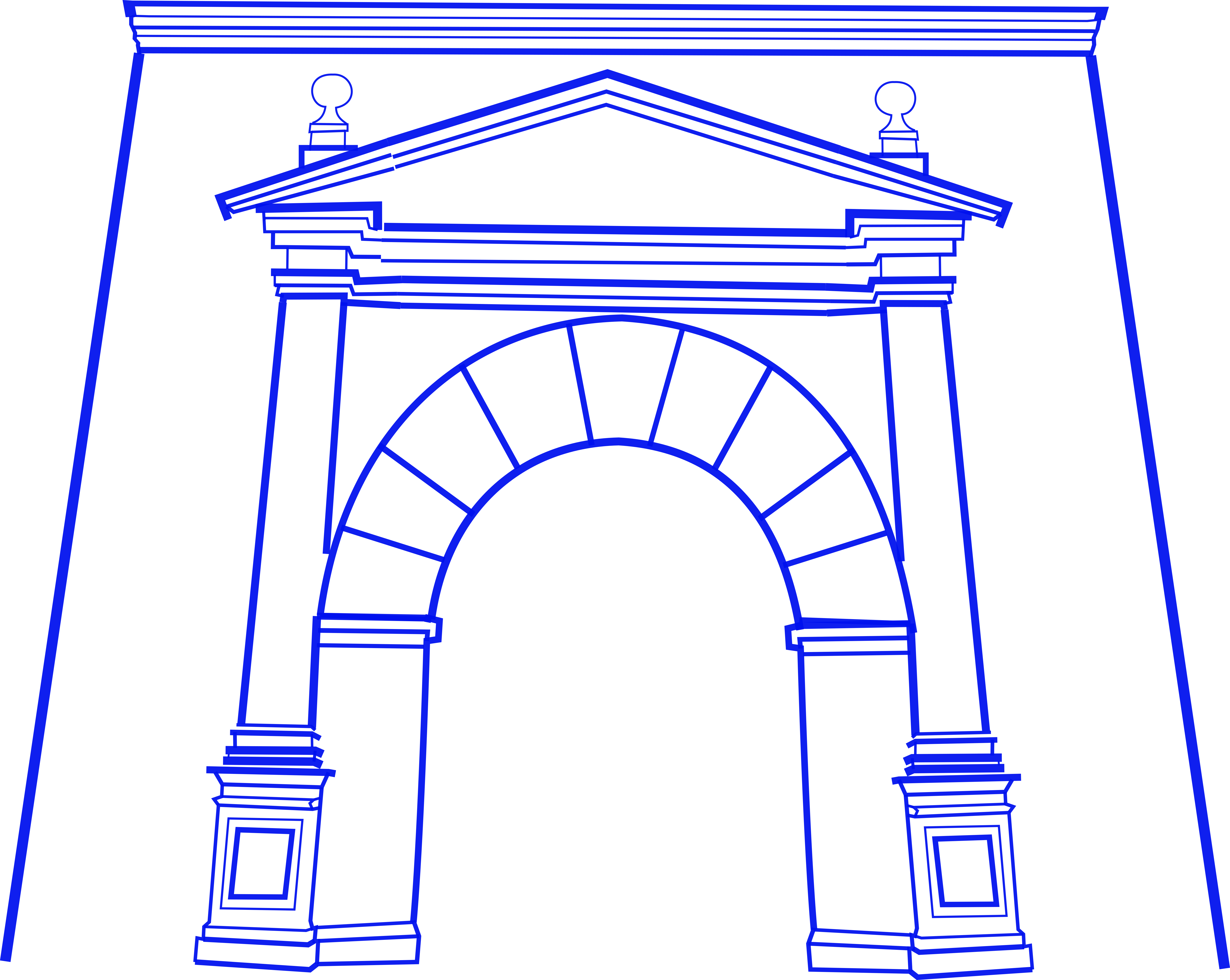 Arco Lateral San Pantaleón - Enciclopedia Libre Universal En Español (5942x4736), Png Download