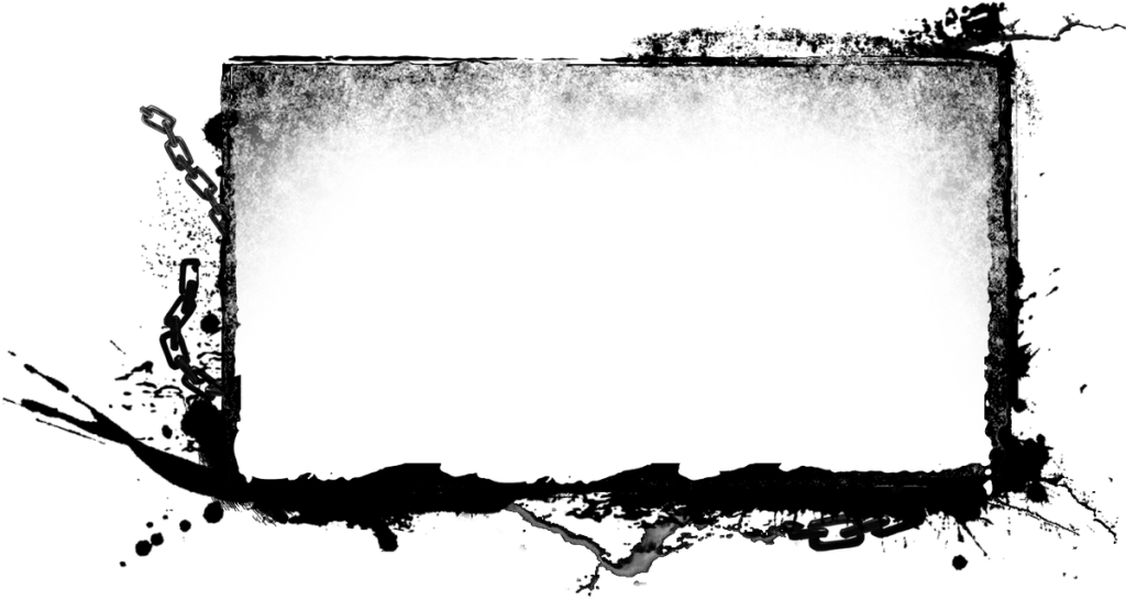 Ink And Water Transparent Decorative - 邊框 Png (1024x546), Png Download