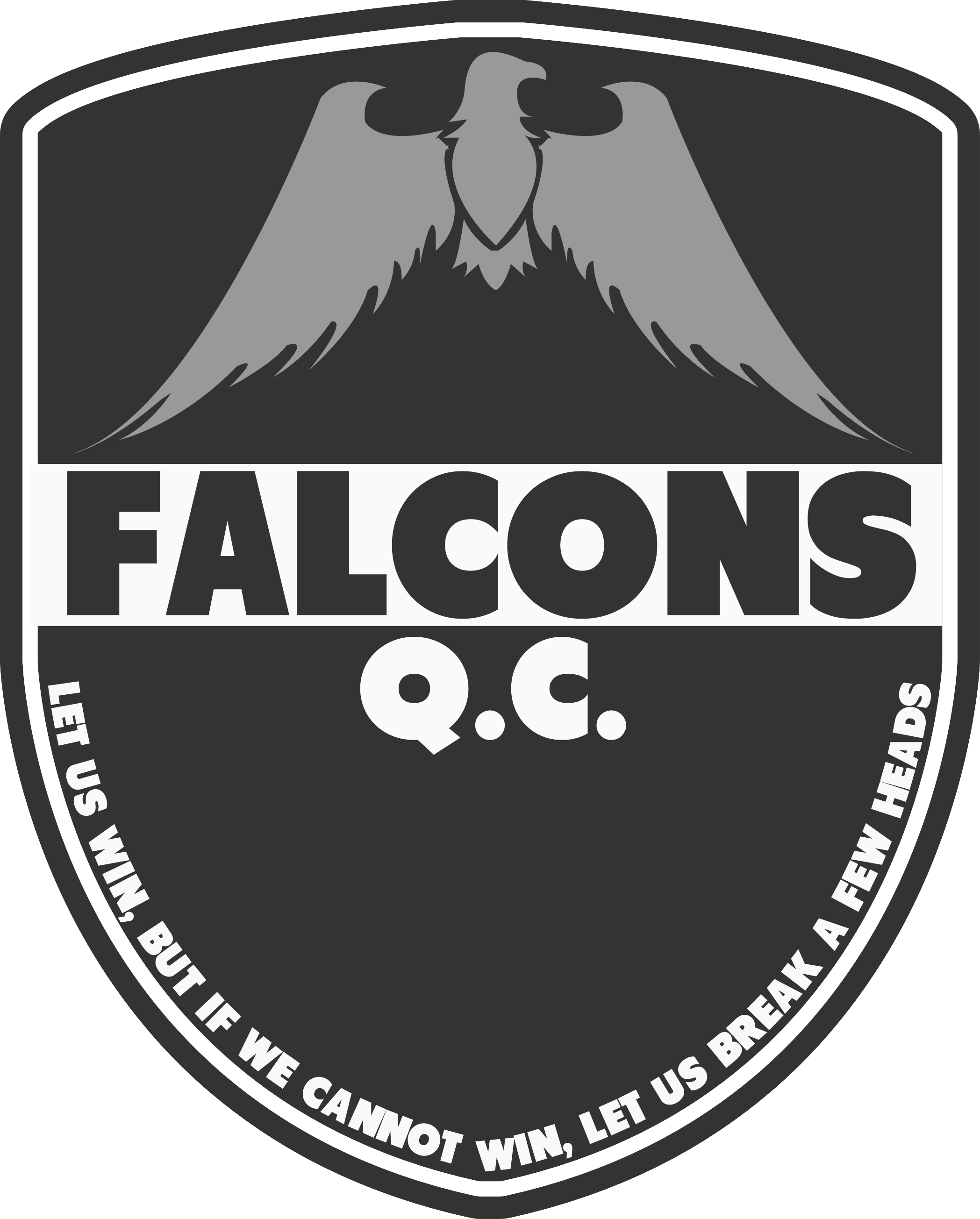 Falmouth Falcons Logo - Emblem (2097x2609), Png Download