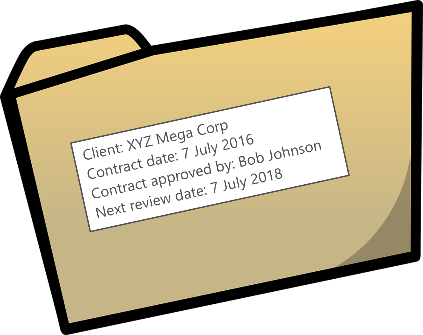 Manila Folder With Metadata - Manila Folder (1417x1125), Png Download